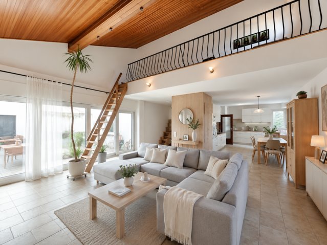Wohnraum ( Mieterm�bel ge�ndert mit Ki ) Etagenwohnung Lindlar