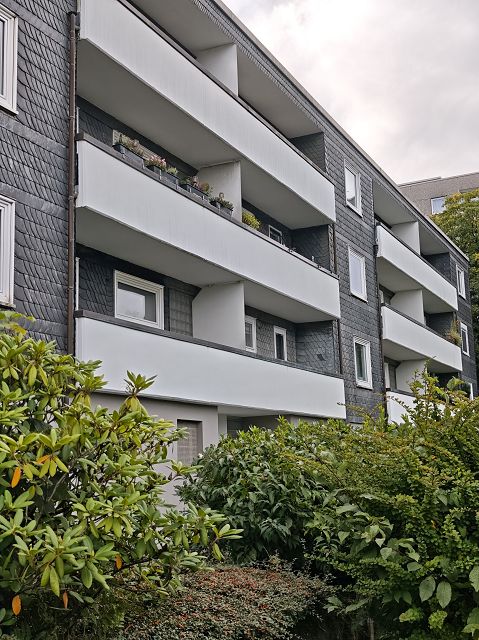 Ansicht Nord-Westseite Etagenwohnung Wuppertal