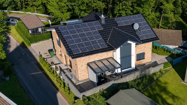Aufsicht Einfamilienhaus Gummersbach