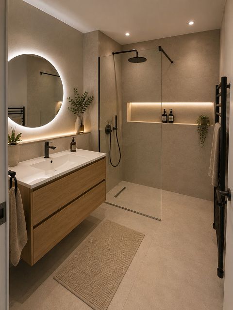 Sp�teres NEUES zuk�nftiges BAD ? - KI Etagenwohnung Wuppertal